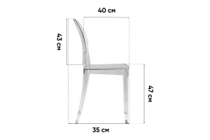Второе фото. Стул Victoria Ghost