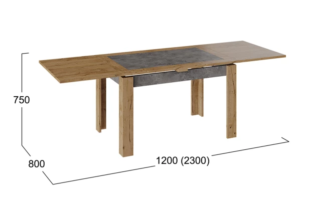 Кухонный стол раздвижной Хьюстон тип 4 (изображение №10)