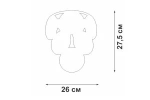 Второе фото. Светильник настенный VITALUCE V58340-8/2A