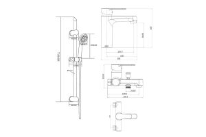 Второе фото. Набор смесителей ONELIFE P07-511b