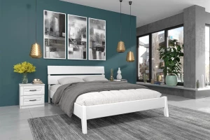 Второе фото. Кровать двойная без подъёмного механизма Дана