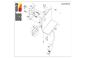 Второе фото. Светильник настенный ST LUCE Pinaggio