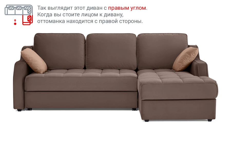 Угловой диван-кровать DREAMART Рольф (изображение №23)