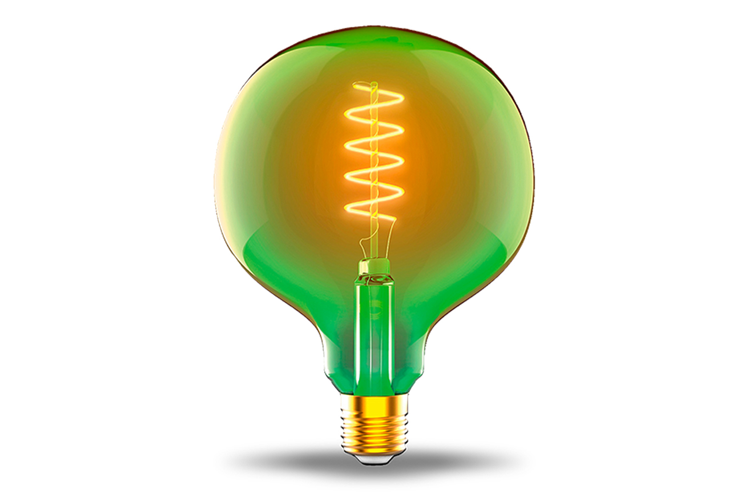 Лампа светодиодная Gauss Filament Green flexible