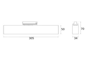 Второе фото. Светильник потолочный X-Line