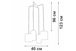 Второе фото. Люстра V3089-1/4S