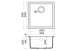 Второе фото. Мойка врезная Yamakawa
