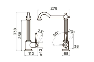 Второе фото. Смеситель OMOIKIRI Toshima