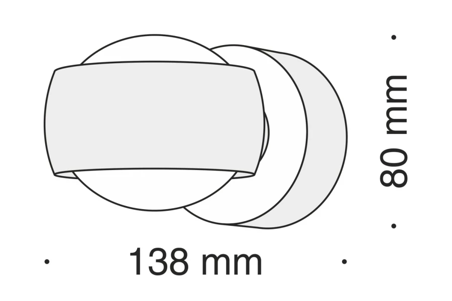 Бра LED MAYTONI Ceiling & Wall Lens 5 кв.м (изображение №5)