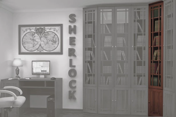 Шкаф для книг угловой Sherlock (изображение №2)