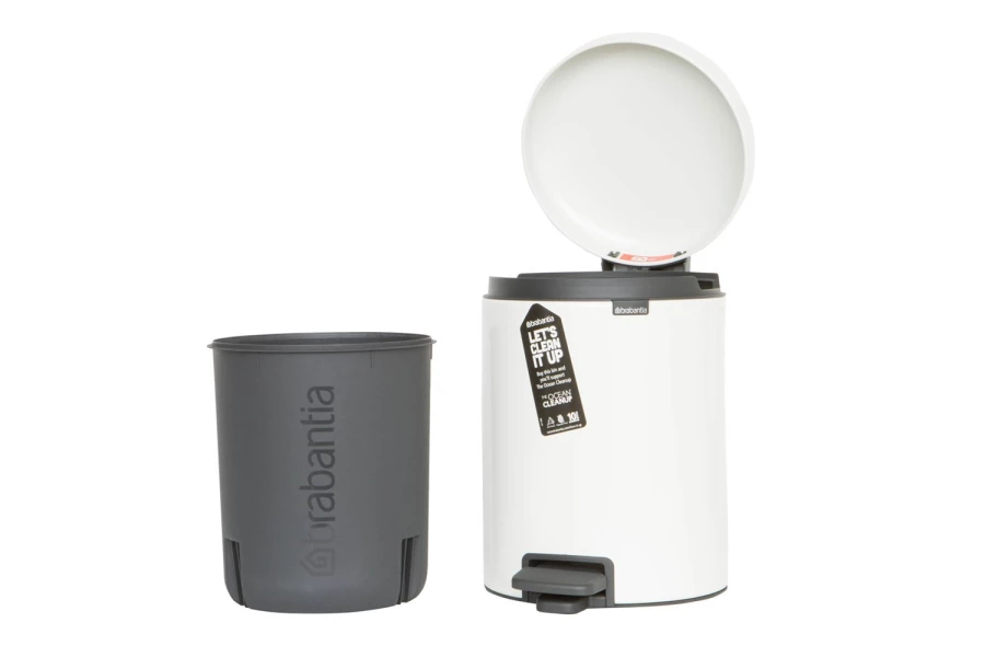 Бак для мусора с крышкой Brabantia New Icon 5 л (изображение №3)