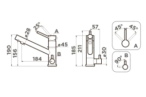 Второе фото. Смеситель OMOIKIRI Tonami-BN