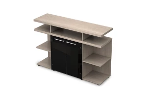 Шкаф низкий со стеклом Taim-Max