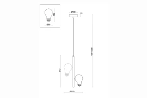 Второе фото. Светильник подвесной FREYA Modern Evidence