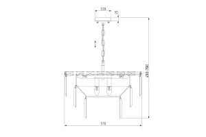 Светильник подвесной Elegante