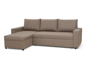 Угловой диван-кровать - аналог IKEA VILASUND, 235х90х155 см, бежевый
