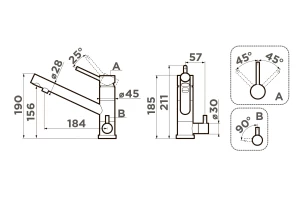 Второе фото. Смеситель OMOIKIRI Tonami-BE