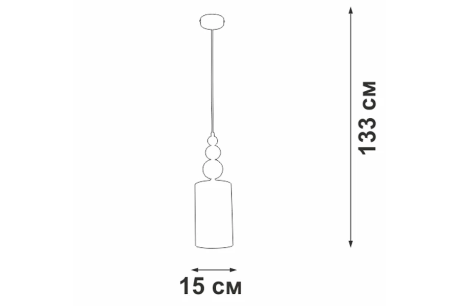 Светильник подвесной V2995-1/1S (изображение №5)