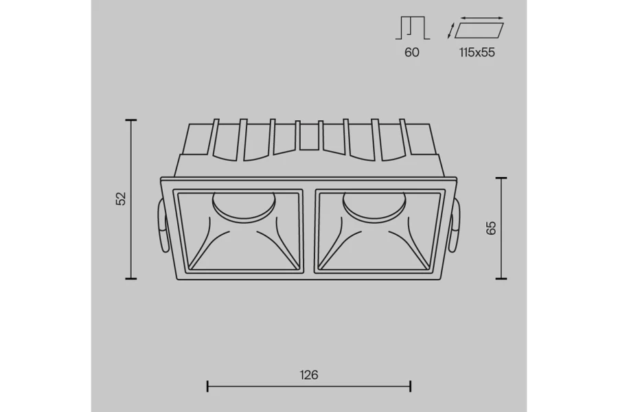Светильник встраиваемый Downlight Alfa (изображение №14)