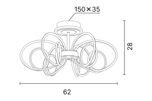 Второе фото. Люстра CITILUX Salma