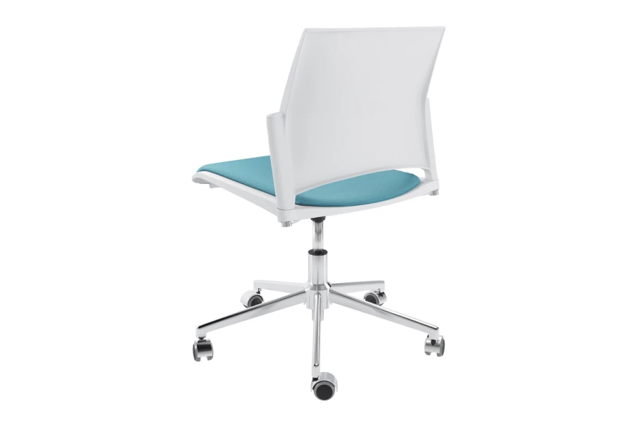 Кресло - IKEA RESTART, 60х90х60см, белый/синий, РЕСТАРТ ИКЕА (изображение №2)