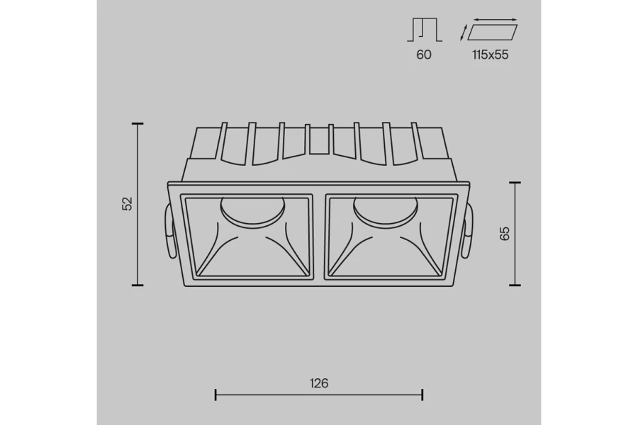 Светильник встраиваемый Downlight Alfa (изображение №13)