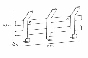 Второе фото. Вешалка настенная Торонто 3