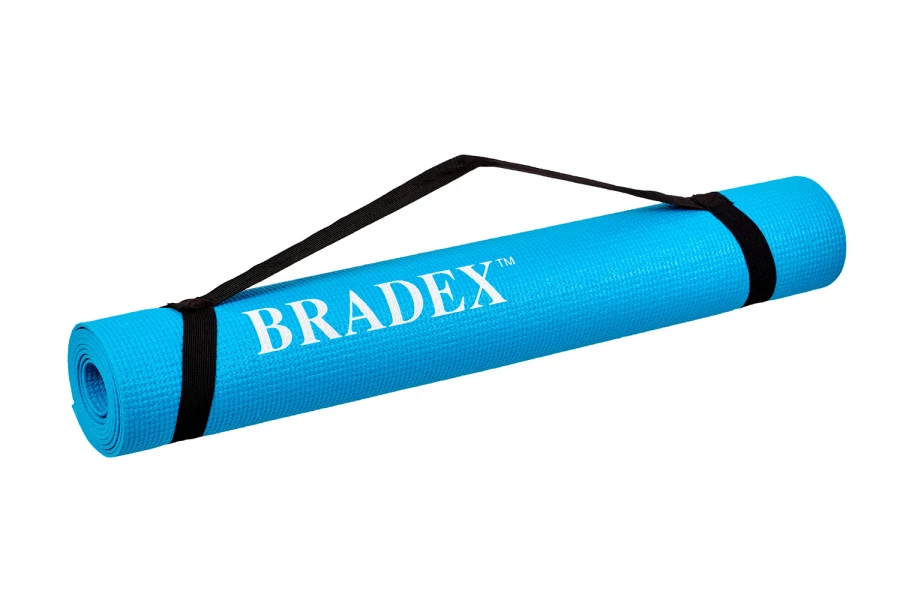Коврик для йоги и фитнеса BRADEX SF 0693 с переноской (изображение №4)