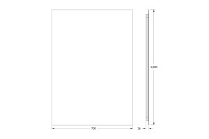 Второе фото. Зеркало с LED-подсветкой DEFESTO Glow