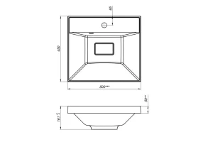 Второе фото. Раковина полувстраиваемая Classic New
