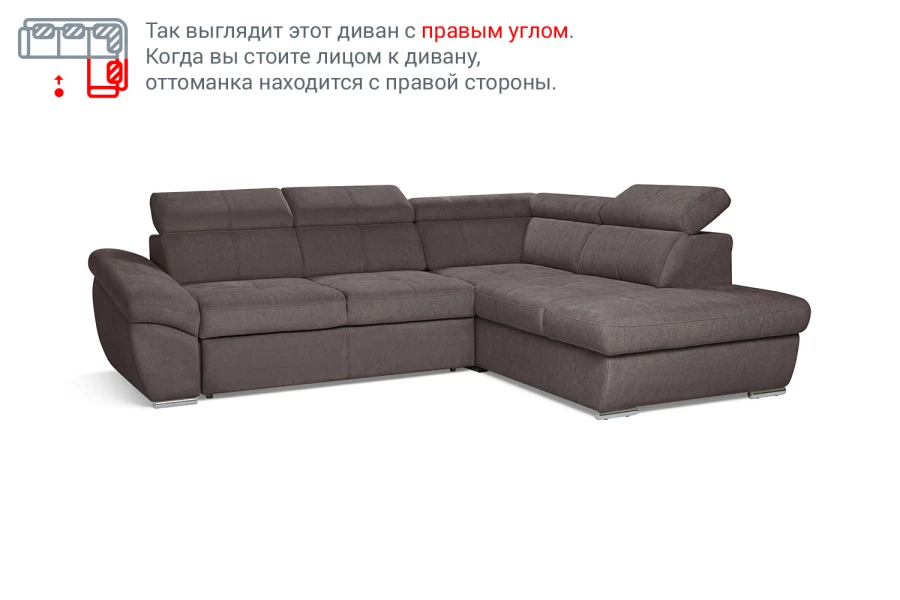 Угловой диван-кровать SOLANA Стоун (изображение №17)