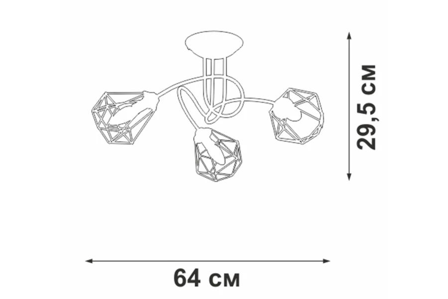 Люстра VITALUCE V4930 6 кв.м (изображение №5)