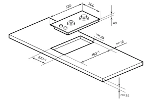 Второе фото. Газовая варочная панель GVG