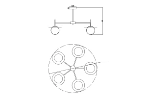 Второе фото. Светильник подвесной FREYA Modern