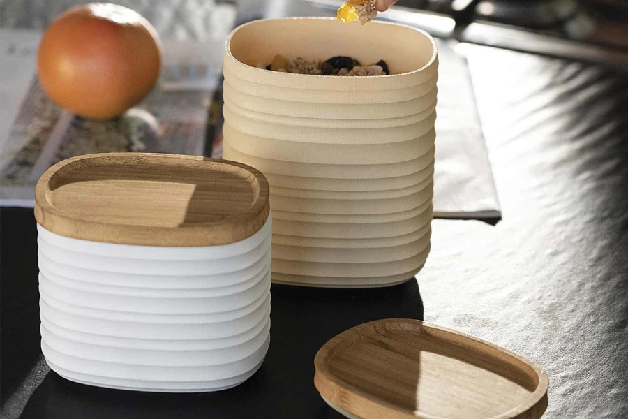 Ёмкость для хранения с бамбуковой крышкой Guzzini Tierra (изображение №2)