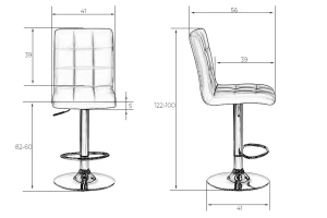 Второе фото. Стул барный DOBRIN Kruger