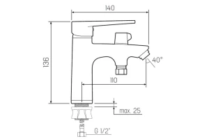 Второе фото. Смеситель для умывальника SL141