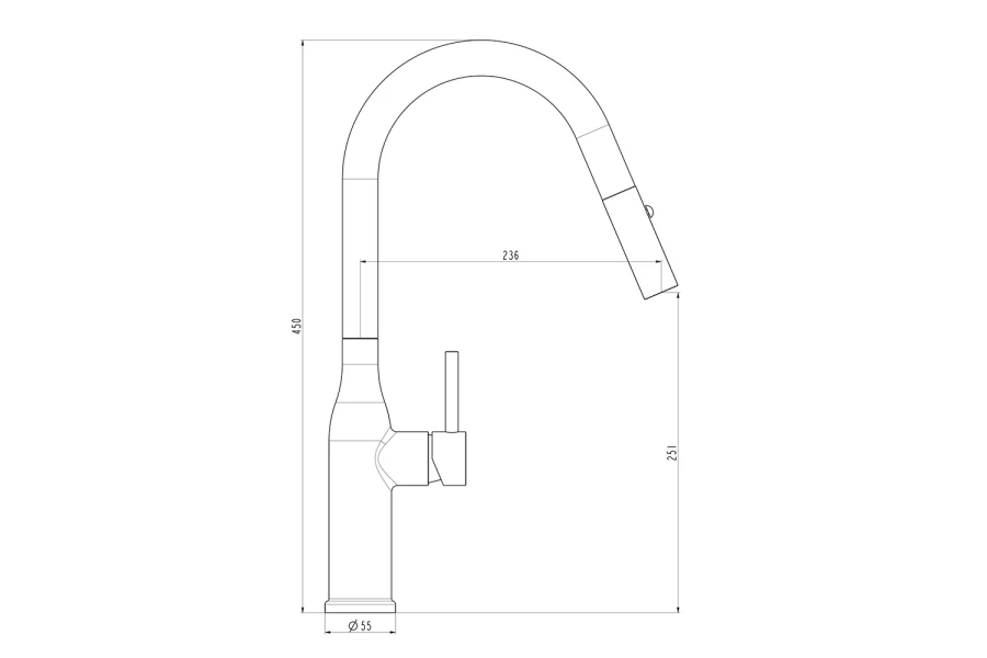 Смеситель для кухни G4398-45 (изображение №6)