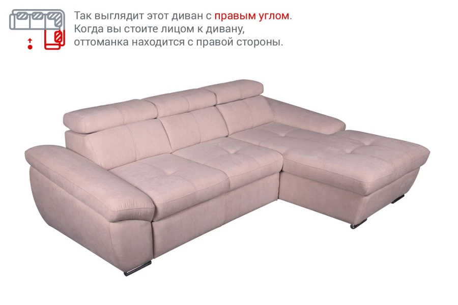 Угловой диван-кровать SOLANA Стоун (изображение №19)