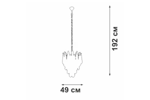 Второе фото. Люстра V5886-8/7