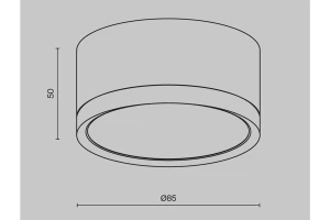 Второе фото. Светильник потолочный Ceiling & Wall Hoop
