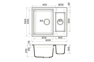 Второе фото. Мойка врезная Sakaime
