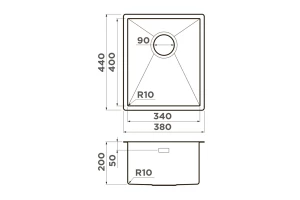 Второе фото. Мойка врезная OMOIKIRI Taki 38