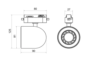 Второе фото. Светильник потолочный Ogma