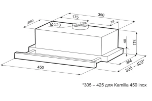 Второе фото. Вытяжка KRONAsteel Kamilla