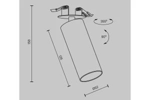 Второе фото. Светильник потолочный LED Ceiling & Wall Focus