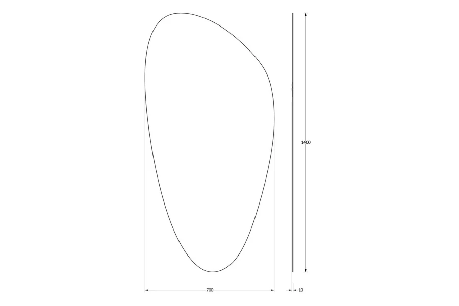 Зеркало настенное EVOFORM Primary (изображение №6)