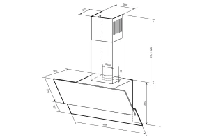 Второе фото. Вытяжка LEX MERA 500