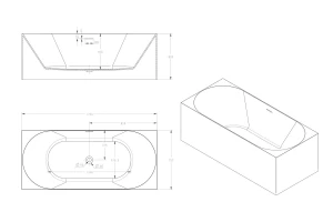 Второе фото. Ванна отдельностоящая AB9281