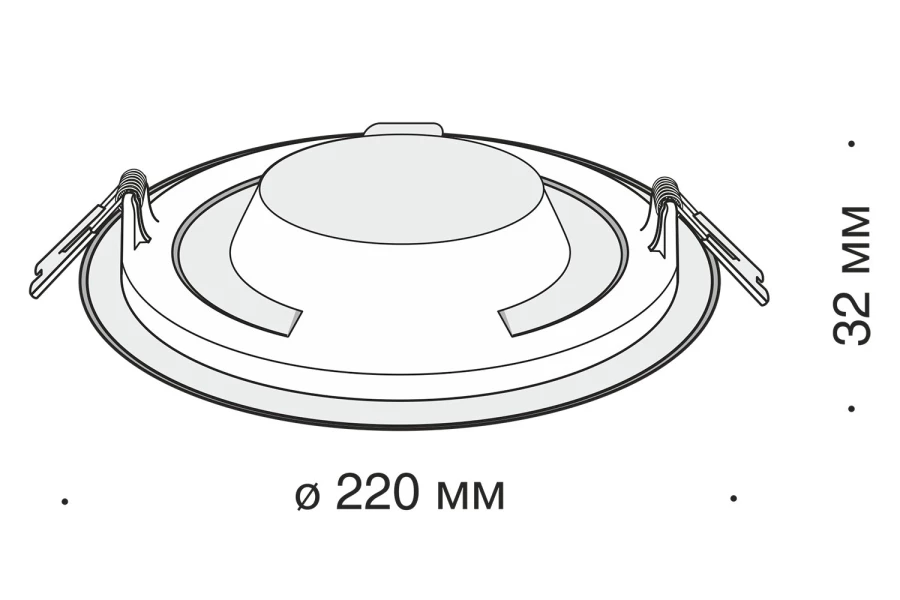 Светильник встраиваемый Downlight Stockton (изображение №3)